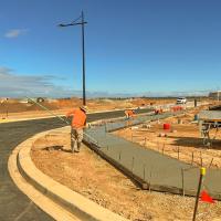 A photo showing the progress of Stage 40.