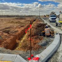 A photo showing the progress of Stage 41.