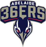 The Adelaide 36ers logo.