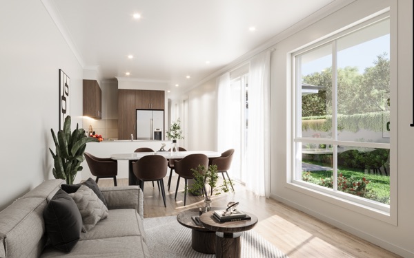 Ashwood interior design highlights timeless white and grey tones for a clean, classic feel.